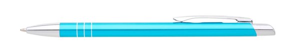Obrázky: Hliníkové kuličkové pero BELA tyrkysové, Obrázek 1