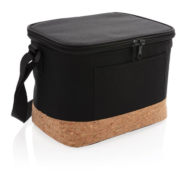 Obrázky: Dvoutónová chladící taška s korkem, černá, Obrázek 1