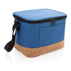 Obrázky: Dvoutónová chladící taška s korkem, modrá