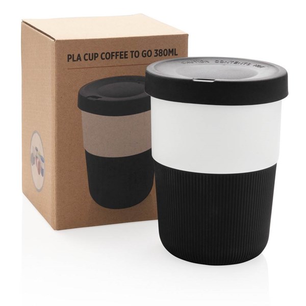 Obrázky: PLA hrnek coffee to go 380ml, černá, Obrázek 7