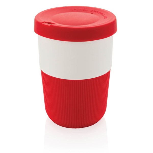 Obrázky: PLA hrnek coffee to go 380ml, červená
