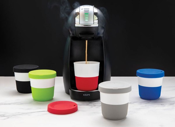 Obrázky: PLA hrnek coffee to go 280ml, černá, Obrázek 6