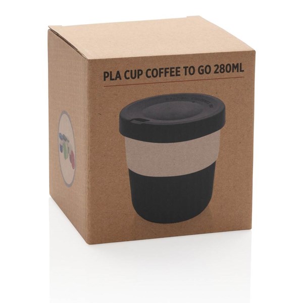 Obrázky: PLA hrnek coffee to go 280ml, černá, Obrázek 8