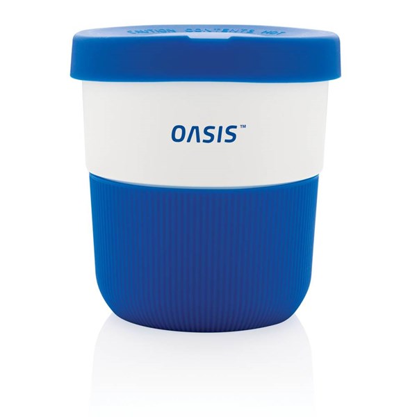 Obrázky: PLA hrnek coffee to go 280ml, modrá, Obrázek 4
