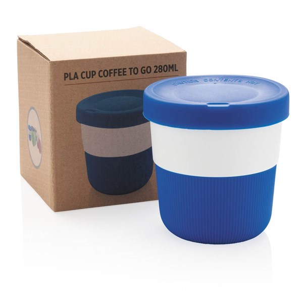 Obrázky: PLA hrnek coffee to go 280ml, modrá, Obrázek 7