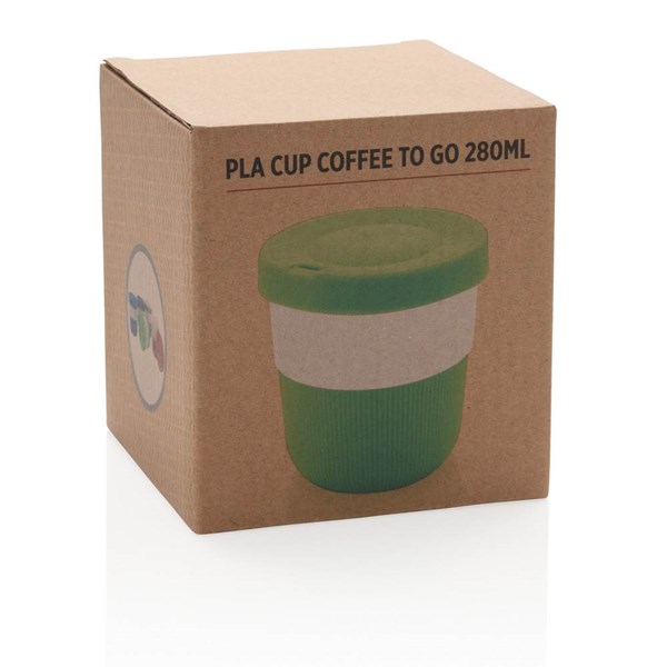 Obrázky: PLA hrnek coffee to go 280ml, zelená, Obrázek 8