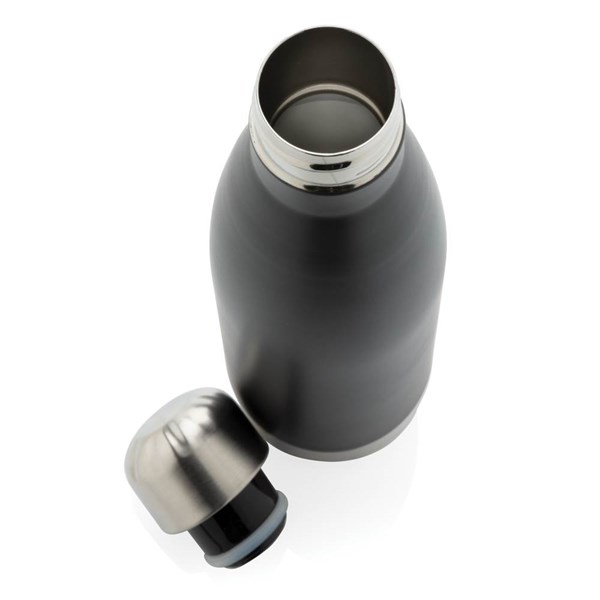 Obrázky: Nerezová termo láhev, 500ml, černá, Obrázek 4