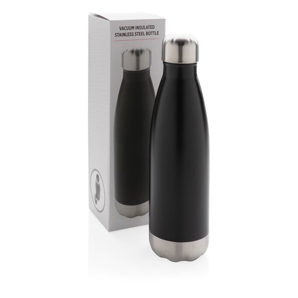 Obrázky: Nerezová termo láhev, 500ml, černá, Obrázek 8