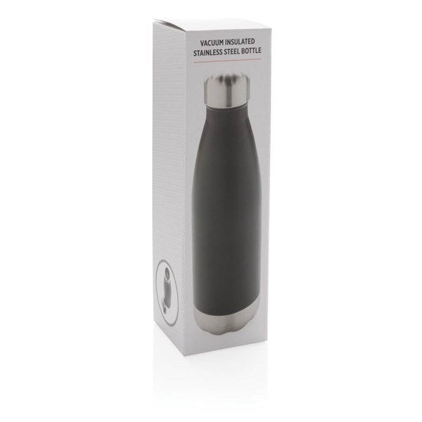 Obrázky: Nerezová termo láhev, 500ml, černá, Obrázek 9