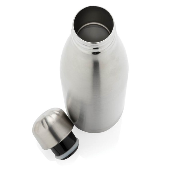 Obrázky: Nerezová termo láhev, 500ml, stříbrná, Obrázek 4
