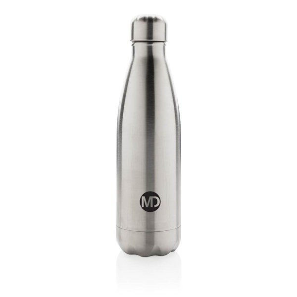 Obrázky: Nerezová termo láhev, 500ml, stříbrná, Obrázek 5