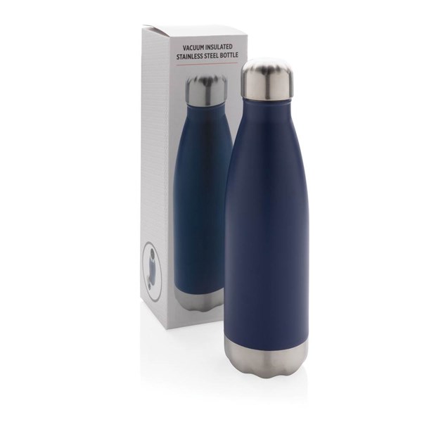Obrázky: Nerezová termo láhev, 500ml, modrá, Obrázek 8