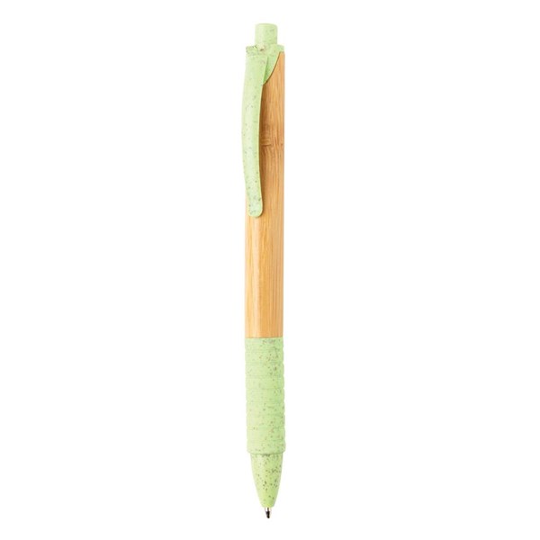 Obrázky: Pero z bambusu a pšeničné slámy, zelená, Obrázek 1