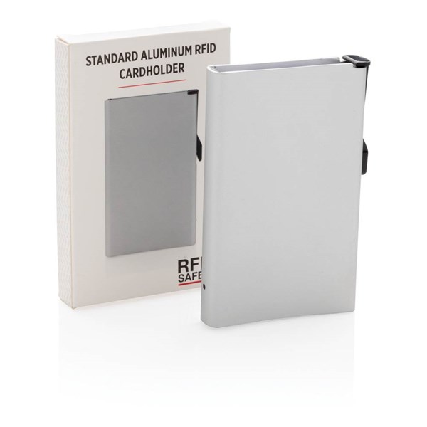 Obrázky: Hliníkové RFID pouzdro na karty, stříbrná, Obrázek 8