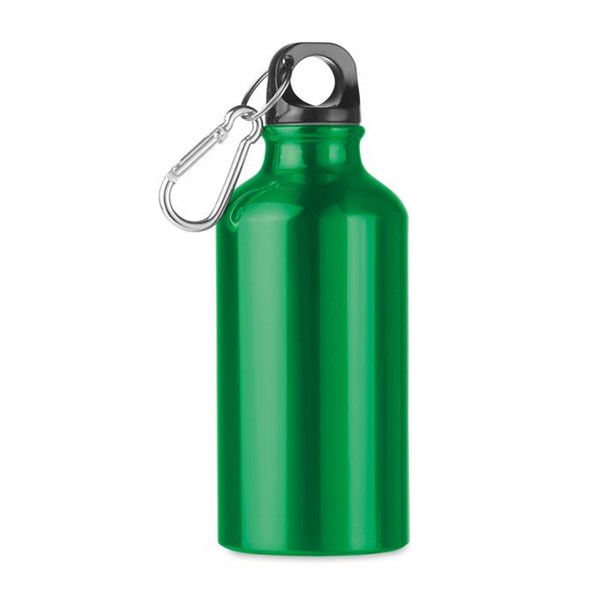 Obrázky: Hliníková láhev 400 ml, zelená, Obrázek 1