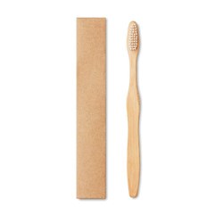 Obrázky: Zubní kartáček z bambusu, bílý