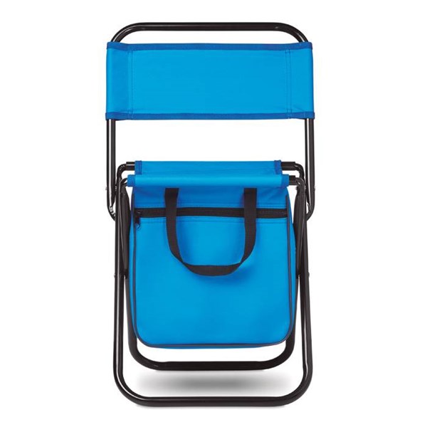 Obrázky: Skládací židlička s chladícím batohem, modrá, Obrázek 4