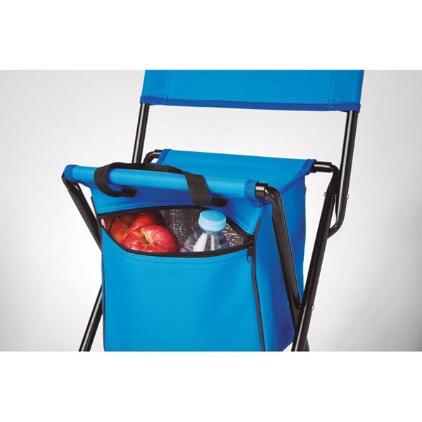 Obrázky: Skládací židlička s chladícím batohem, modrá, Obrázek 7