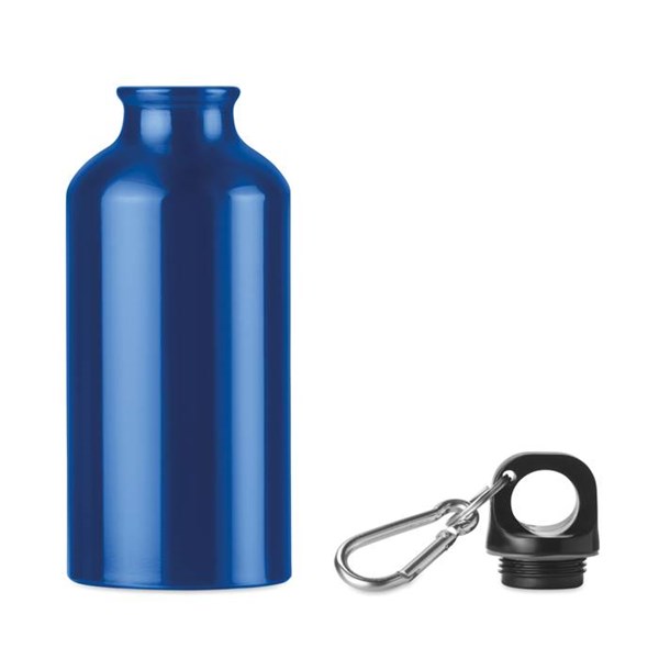 Obrázky: Hliníková láhev 400 ml, modrá, Obrázek 2