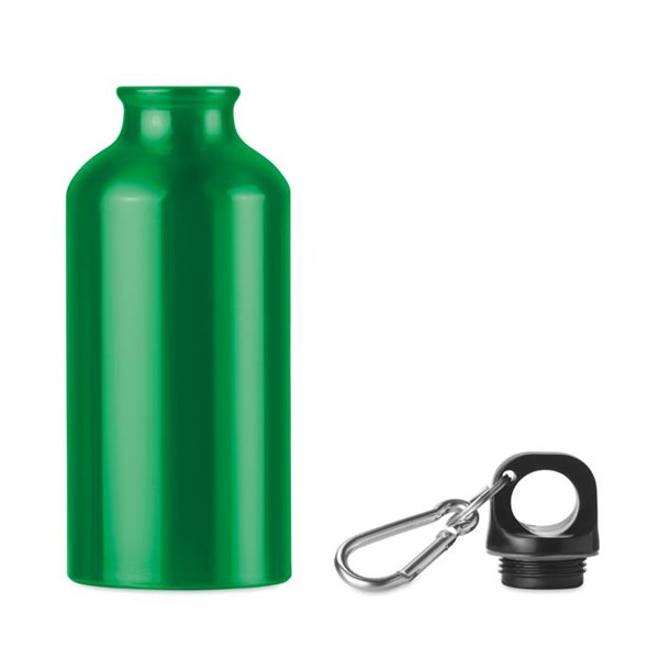 Obrázky: Hliníková láhev 400 ml, zelená, Obrázek 3