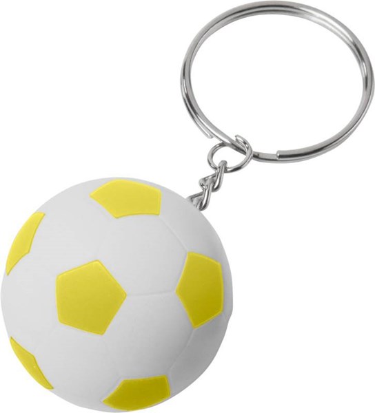 Obrázky: Přívěsek na klíče fotbalový míč, žlutý
