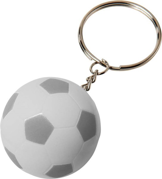 Obrázky: Přívěsek na klíče fotbalový míč, stříbrný