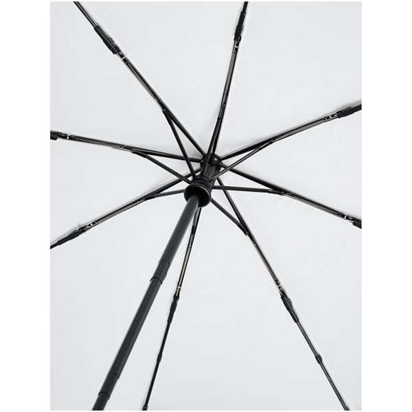 Obrázky: Automatický skládací deštník, rec. PET, bílý, Obrázek 3