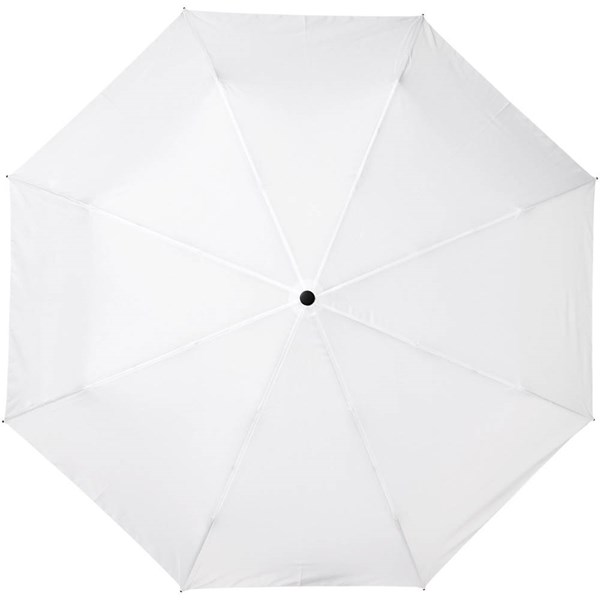 Obrázky: Automatický skládací deštník, rec. PET, bílý, Obrázek 5