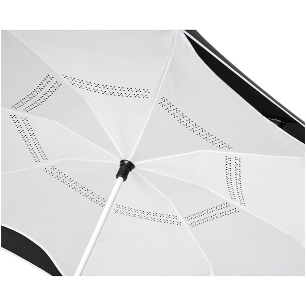Obrázky: Reverzní deštník s rovným úchopem bílá, Obrázek 2