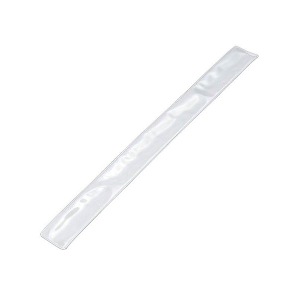 Obrázky: Plastová reflexní páska na ruku 30 cm, stříbrná