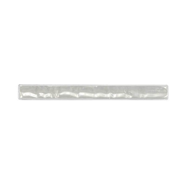 Obrázky: Plastová reflexní páska na ruku 30 cm, stříbrná, Obrázek 2