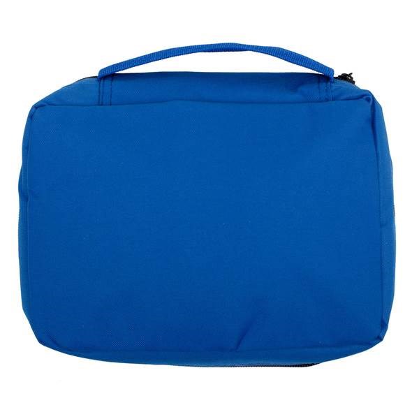 Obrázky: Rozkládací kosmetická taška na zip modrá, Obrázek 4