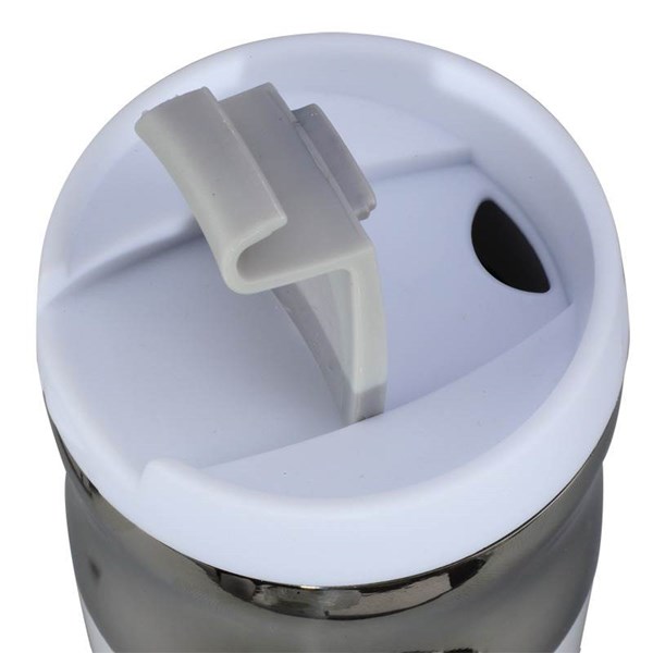 Obrázky: Bílo stříbrný termohrnek 450 ml, Obrázek 3