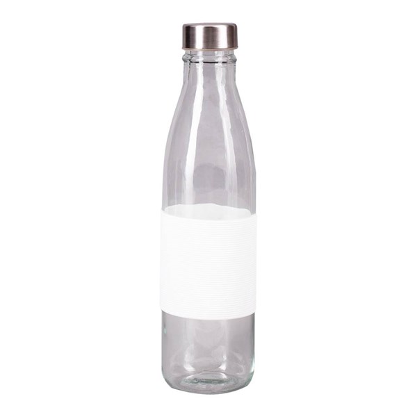 Obrázky: Skleněná lahev, tvar kuželky 800 ml, bílý úchop, Obrázek 4