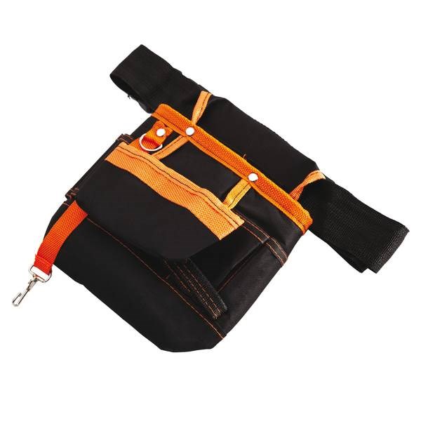 Obrázky: Černo-oranžová polyesterová kapsa na nářadí, Obrázek 2