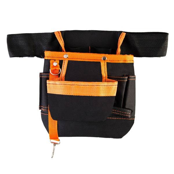 Obrázky: Černo-oranžová polyesterová kapsa na nářadí, Obrázek 3