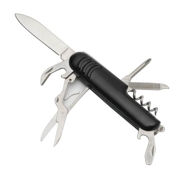Obrázky: Černá sada svítilny a kapesního nože s 9 funkcemi, Obrázek 4