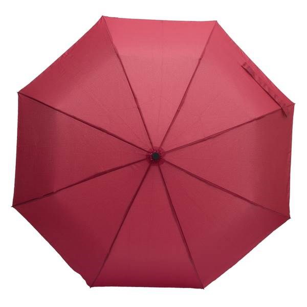 Obrázky: Vínový skládací deštník odolný bouřce i větru, Obrázek 2