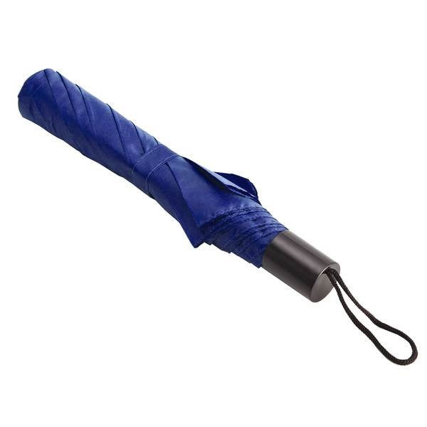 Obrázky: Modrý skládací deštník s manuálním otevíráním, Obrázek 2