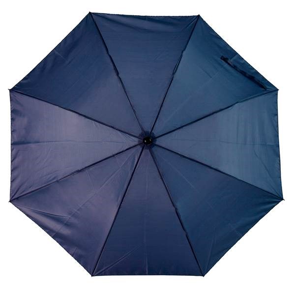 Obrázky: Modrý skládací deštník s manuálním otevíráním, Obrázek 4