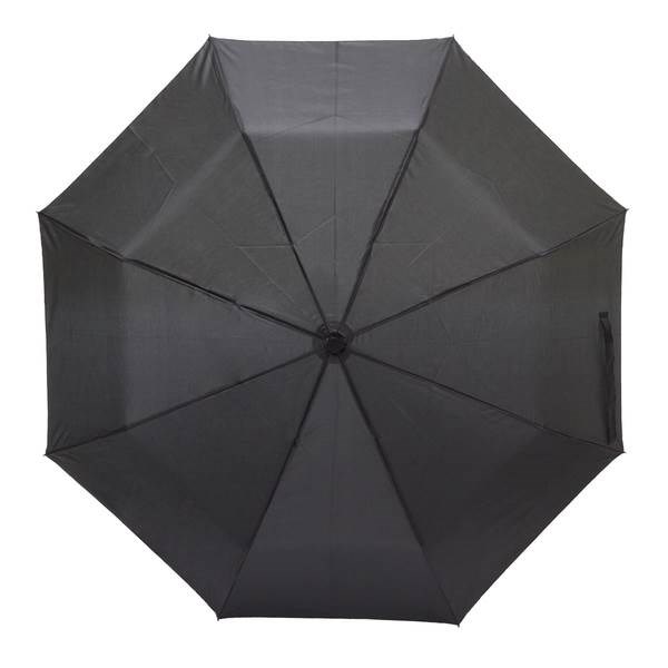 Obrázky: Černý manuál. větru odolný skládací deštník, Obrázek 4