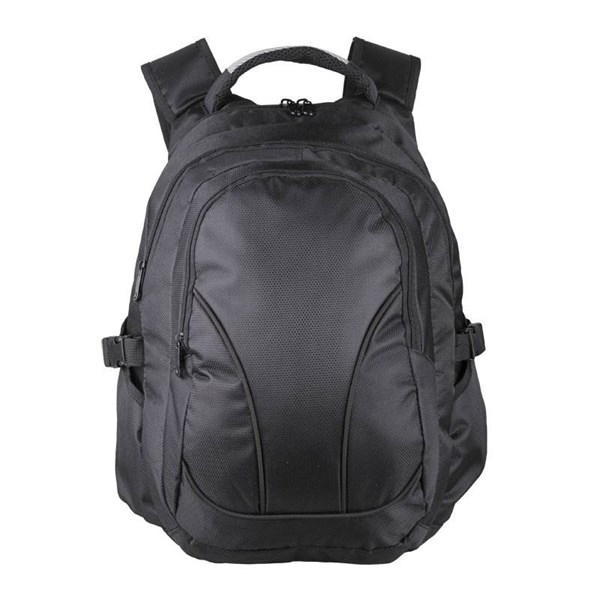 Obrázky: Černý polyesterový batoh na laptop 30 L, Obrázek 3