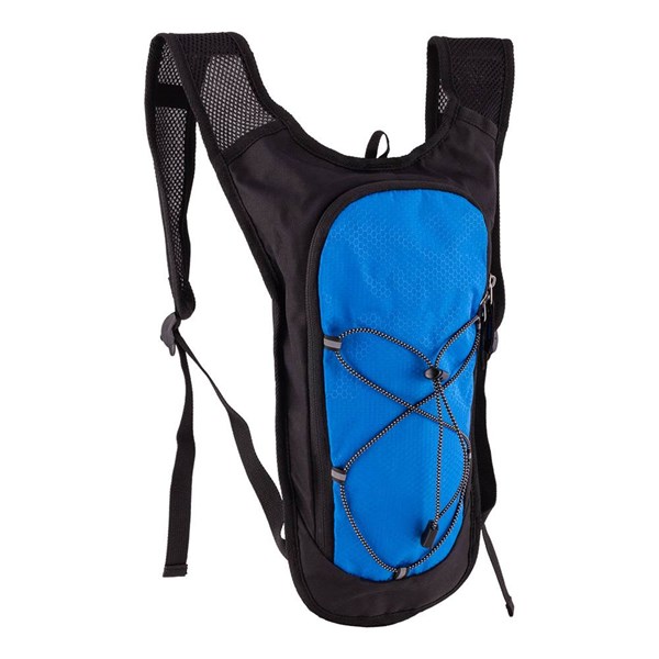 Obrázky: Modrý sportovní batoh s reflex.prvky na kolo či běh