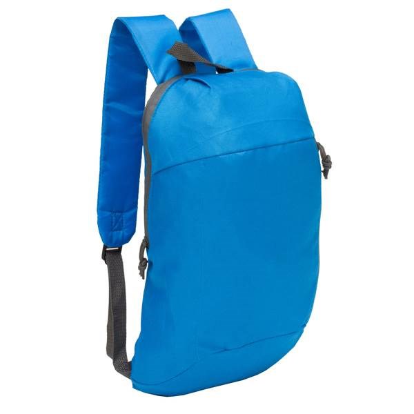Obrázky: Jednoduchý polyesterový batoh 10 L, modrý
