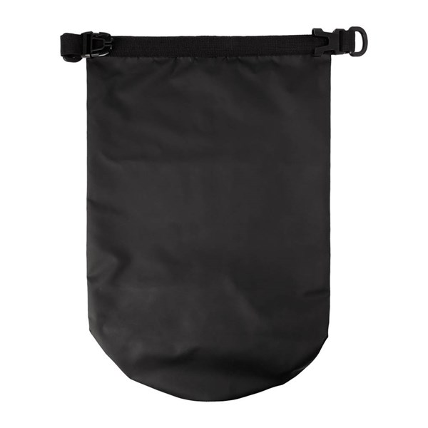 Obrázky: Voděodolný vak z polyesteru 10 L, černý, Obrázek 3