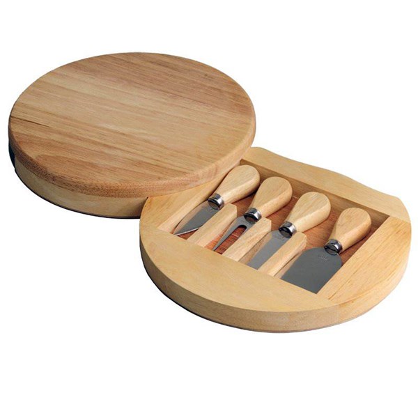 Obrázky: Dřevěná sada nožů a vidličky na sýr, Obrázek 2