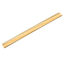 Obrázky: Dřevěné pravítko 30 cm