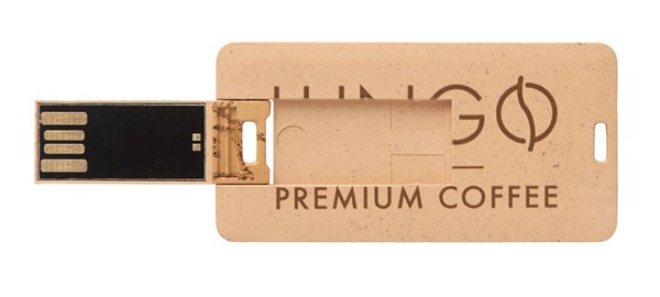 Obrázky: Malý USB flash disk z pšeničné slámy a PP, 1GB, Obrázek 3