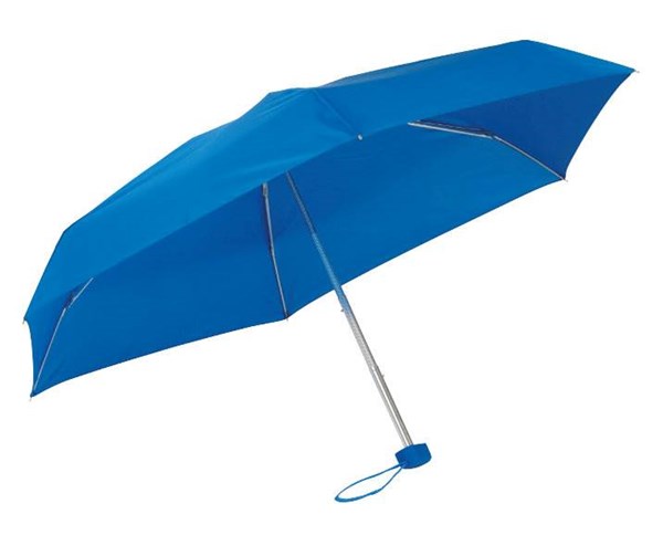 Obrázky: Hliníkový skládací mini deštník s pouzdrem,sv.modrý