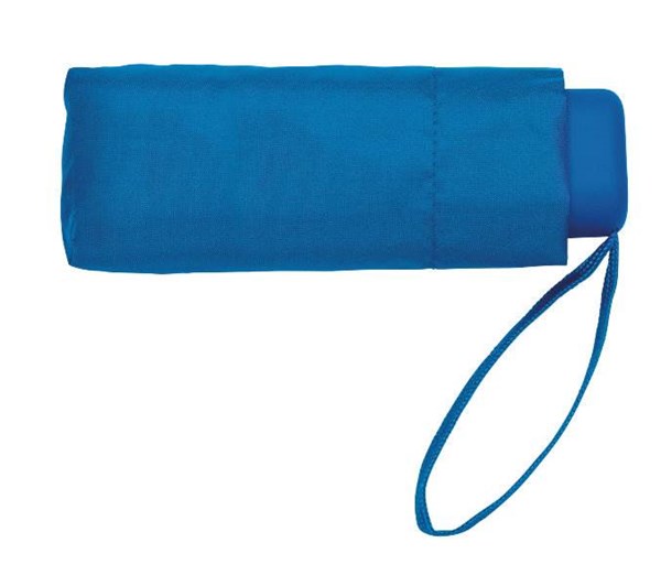 Obrázky: Hliníkový skládací mini deštník s pouzdrem,sv.modrý, Obrázek 4